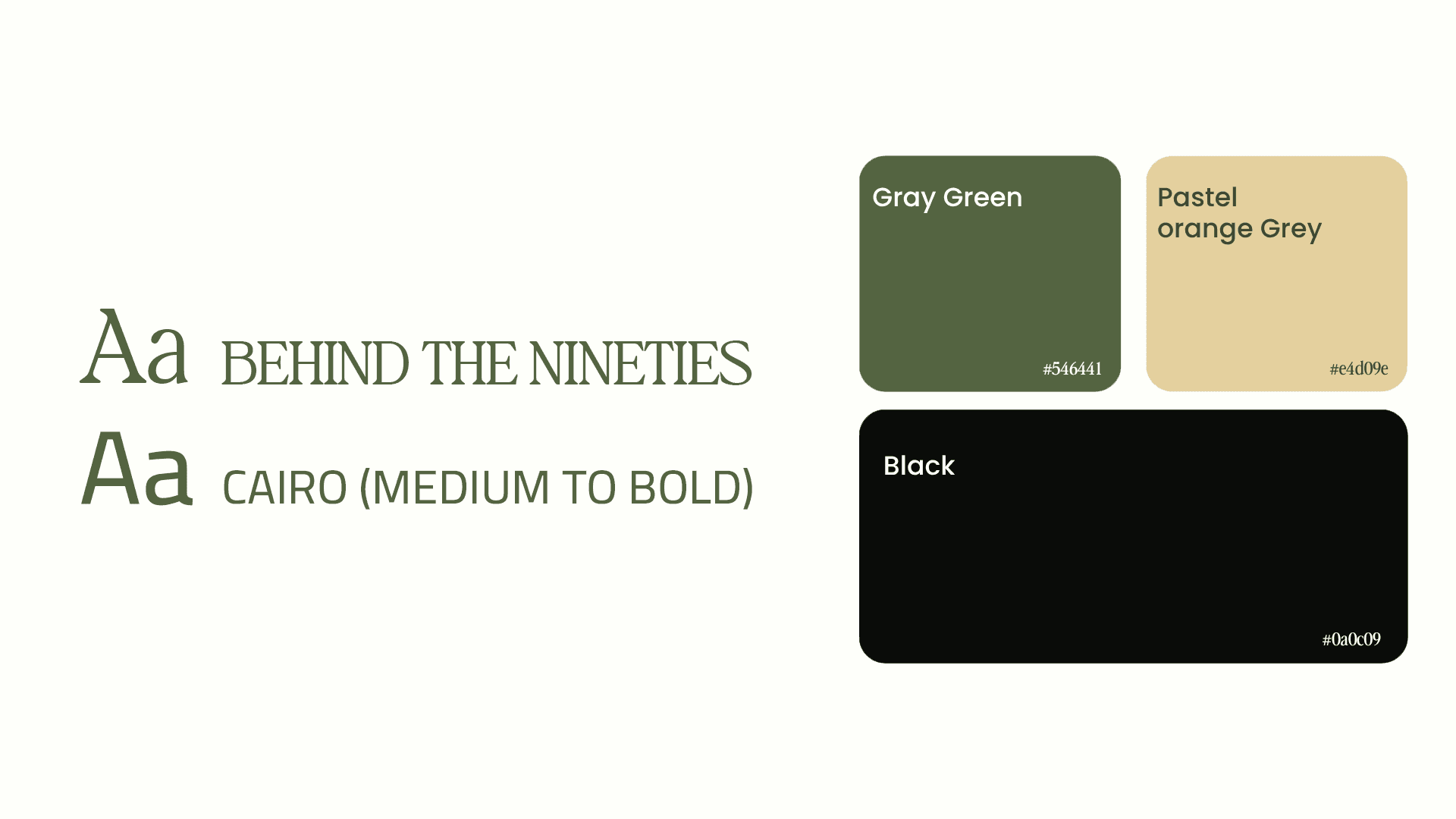 This palette shows off the premium feel of the brand — GAWE