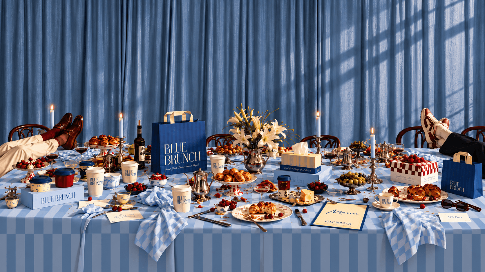 Blue Brunch — photography 1