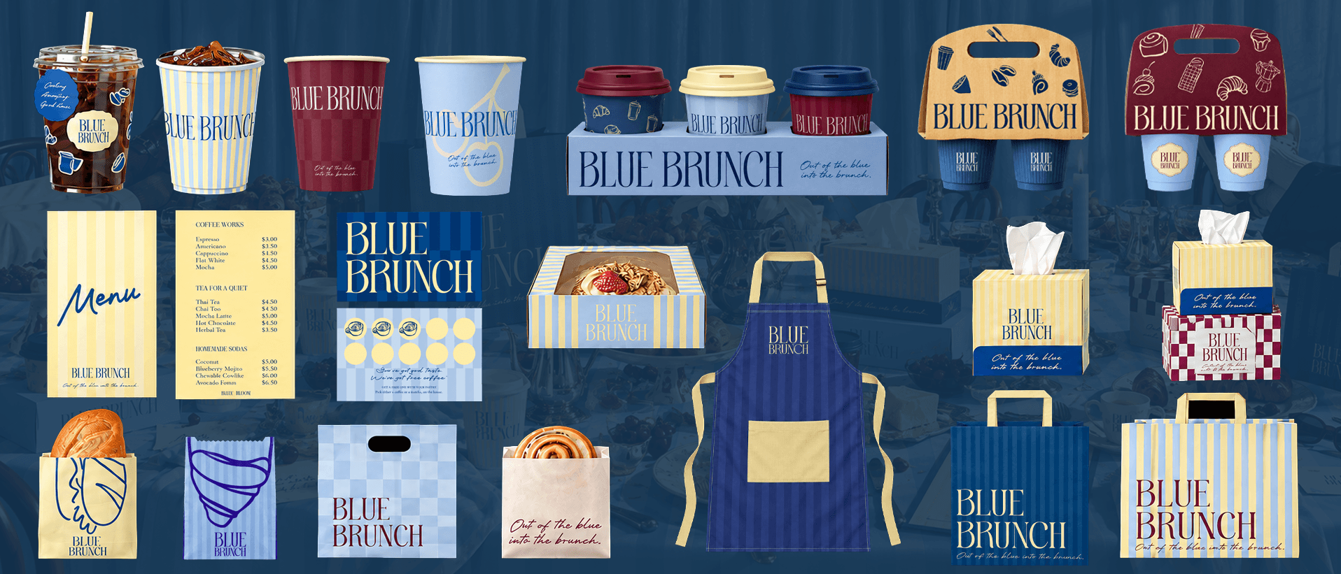 Blue Brunch — packaging